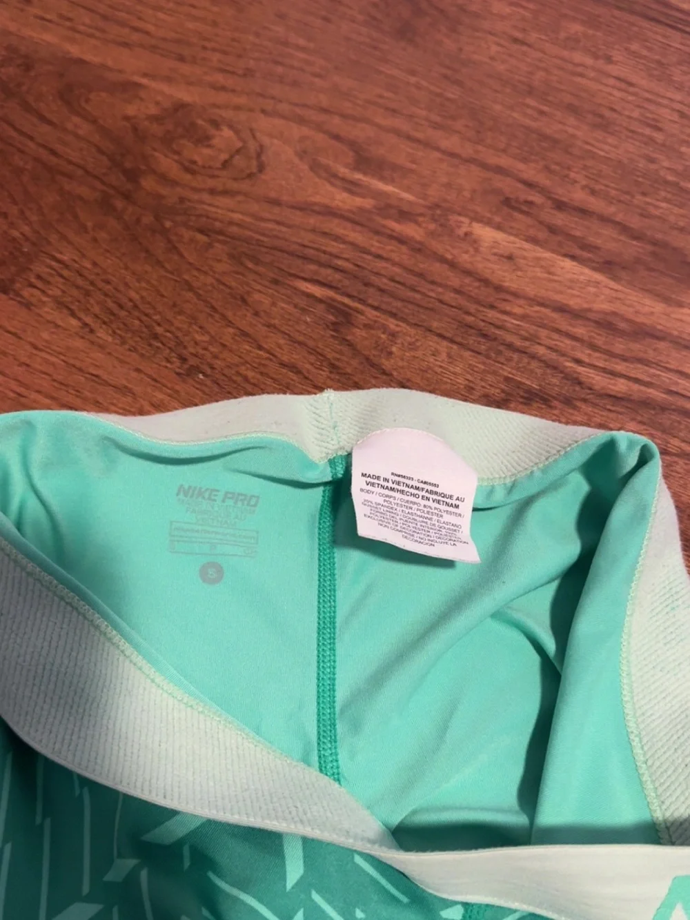 Women’s Teal Nike Pro Shorts